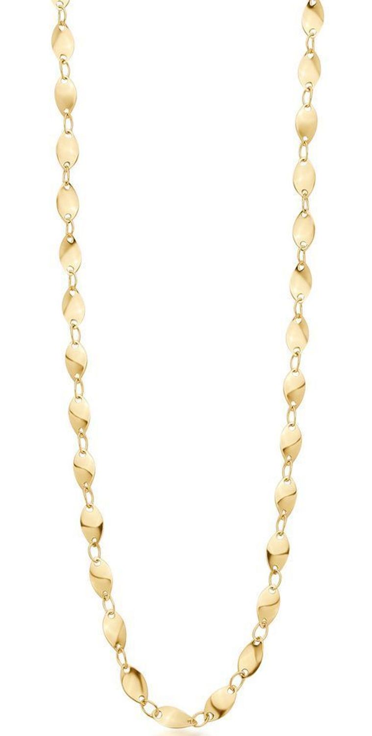 Naszyjnik stalowy pozłacany z blaszkami Brossway Essential BNL024..jpg