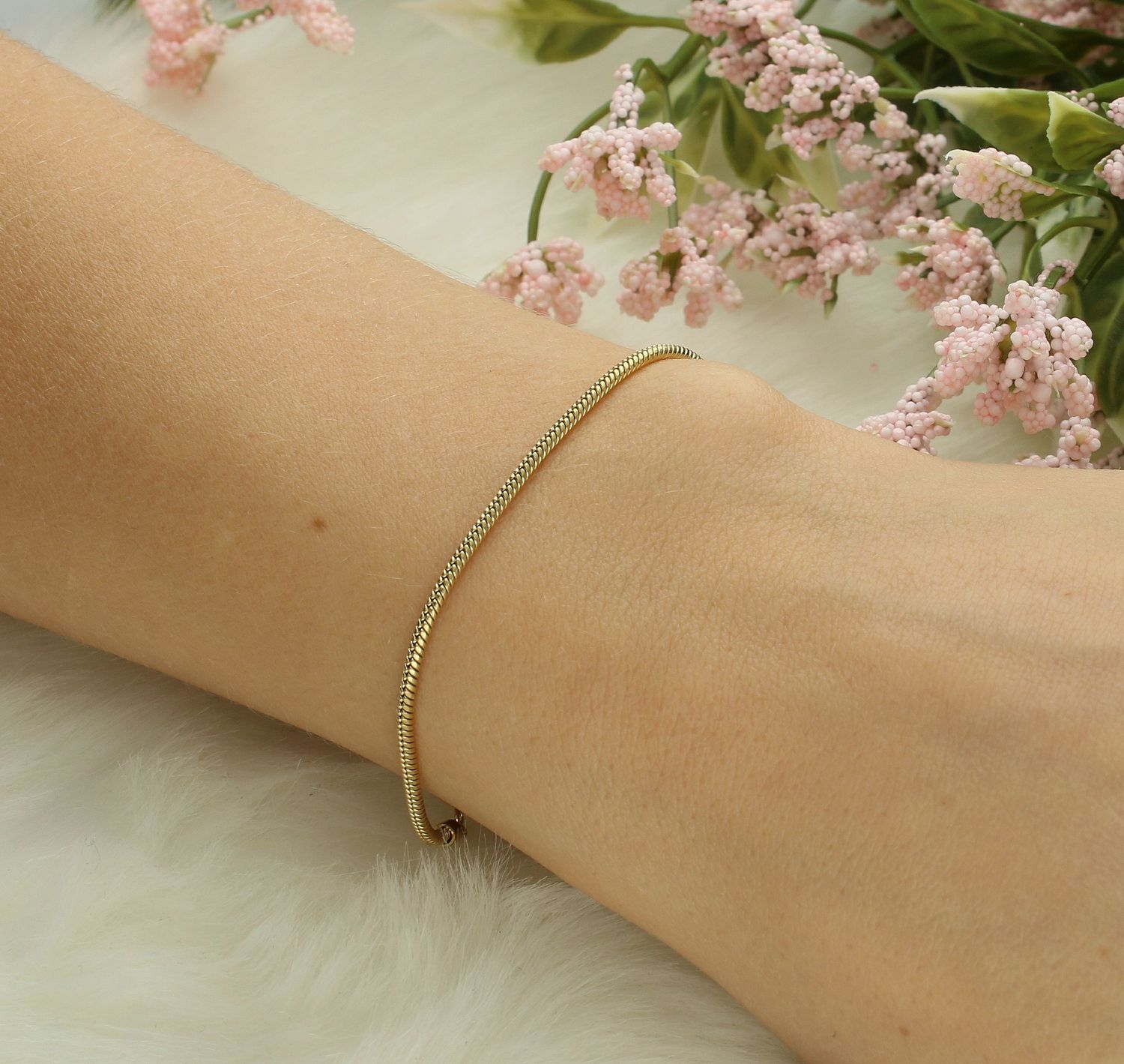 Bransoletka stalowa pozłacana linka Brosway Essential BNL064..jpg