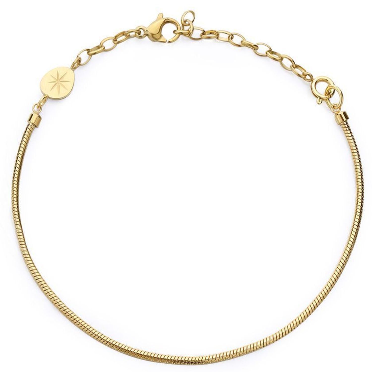 Bransoletka stalowa pozłacana linka Brosway Essential BNL064..jpg