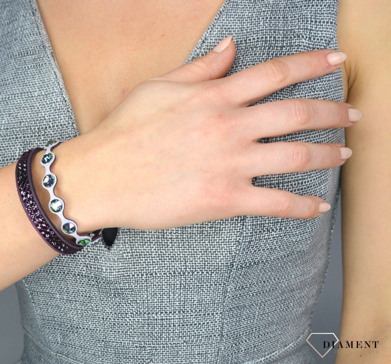 Bransoletka Classic Rainbow Purple BNTEX2VAM.jpg