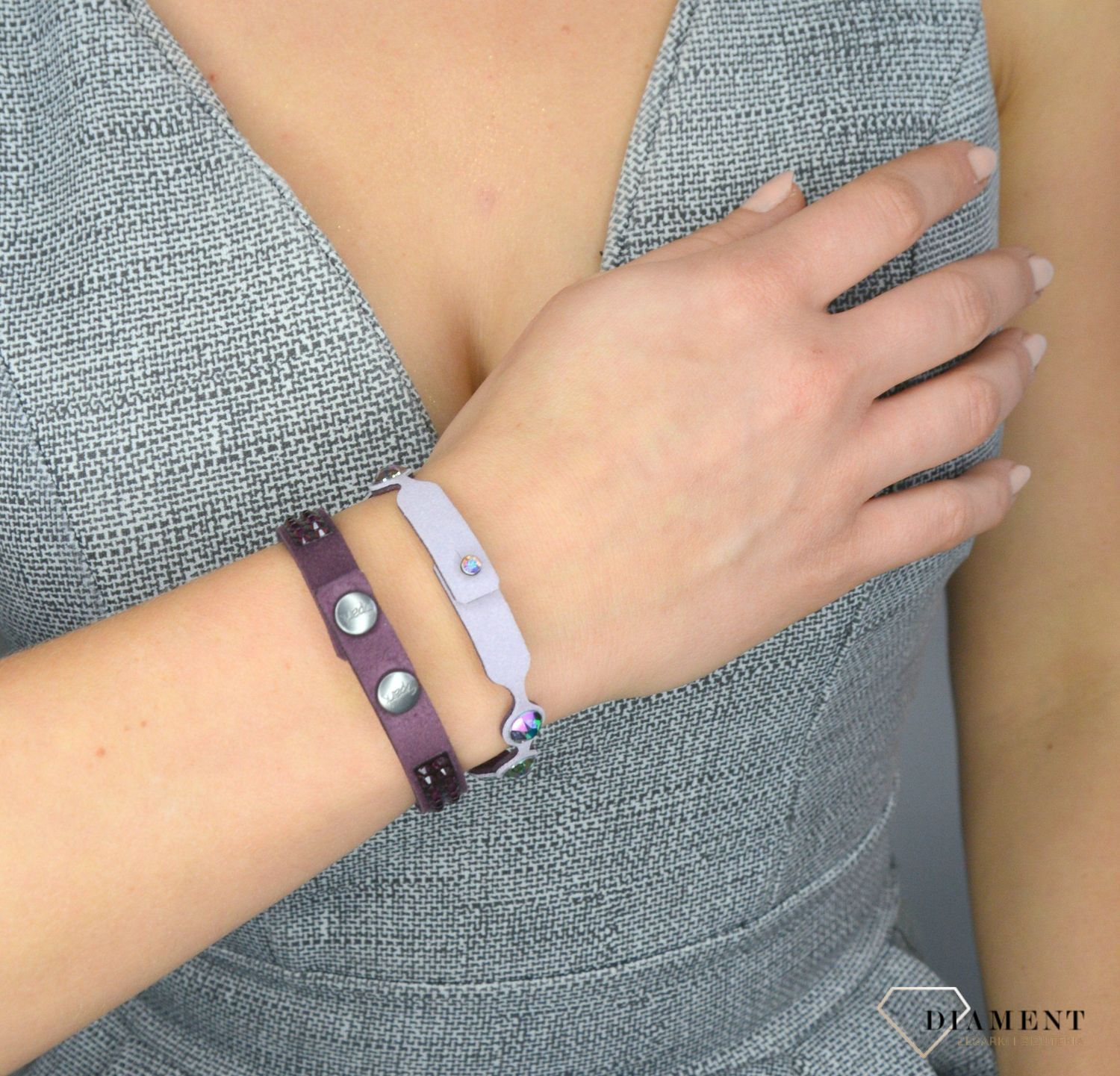 Bransoletka Classic Rainbow Purple BNTEX2VAM.jpg