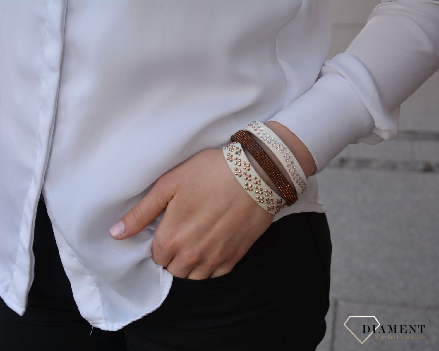 Bransoletka Wave White Silk BNWA2WSLC.jpg