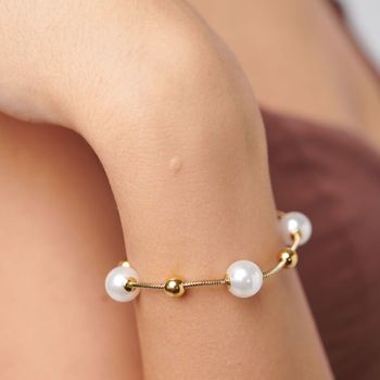 Bransoletka damska Brosway Perfect BPC57 – z perłowymi koralikami 1.jpg