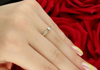 Złoty Pierścionek z Diamentami 0,14 ct – Klasyczna Elegancja  Żółte Złoto 585 BPI2848.,.,.jpg
