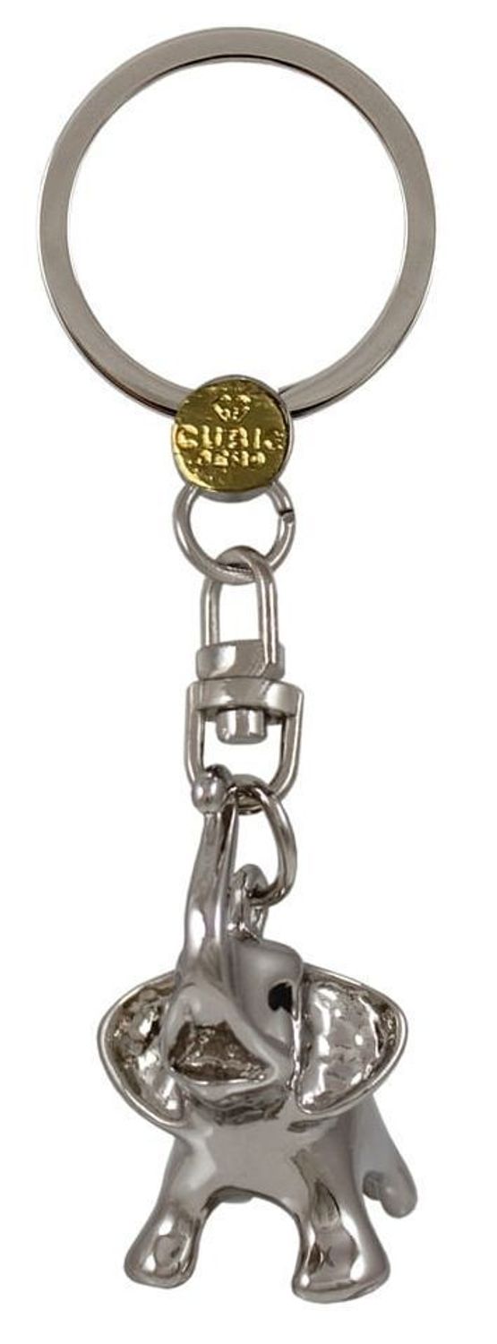 Przestrzenny brelok BR301 w kształcie słonia wykonany z metalu. Długość 9 cm, pakowany w czarne flokowane pudełko. Idealny prezent symbolizujący szczęście i mądrość.1.jpg