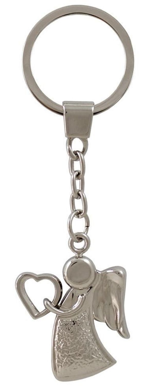 Piękny brelok BR313 w kształcie aniołka trzymającego serduszko, wykonany z metalu. Długość 11,5 cm. Pakowany w czarne flokowane pudełko. Idealny prezent pełen symboliki.2.jpg