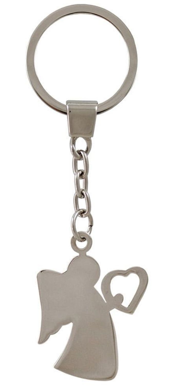 Piękny brelok BR313 w kształcie aniołka trzymającego serduszko, wykonany z metalu. Długość 11,5 cm. Pakowany w czarne flokowane pudełko. Idealny prezent pełen symboliki.2.jpg