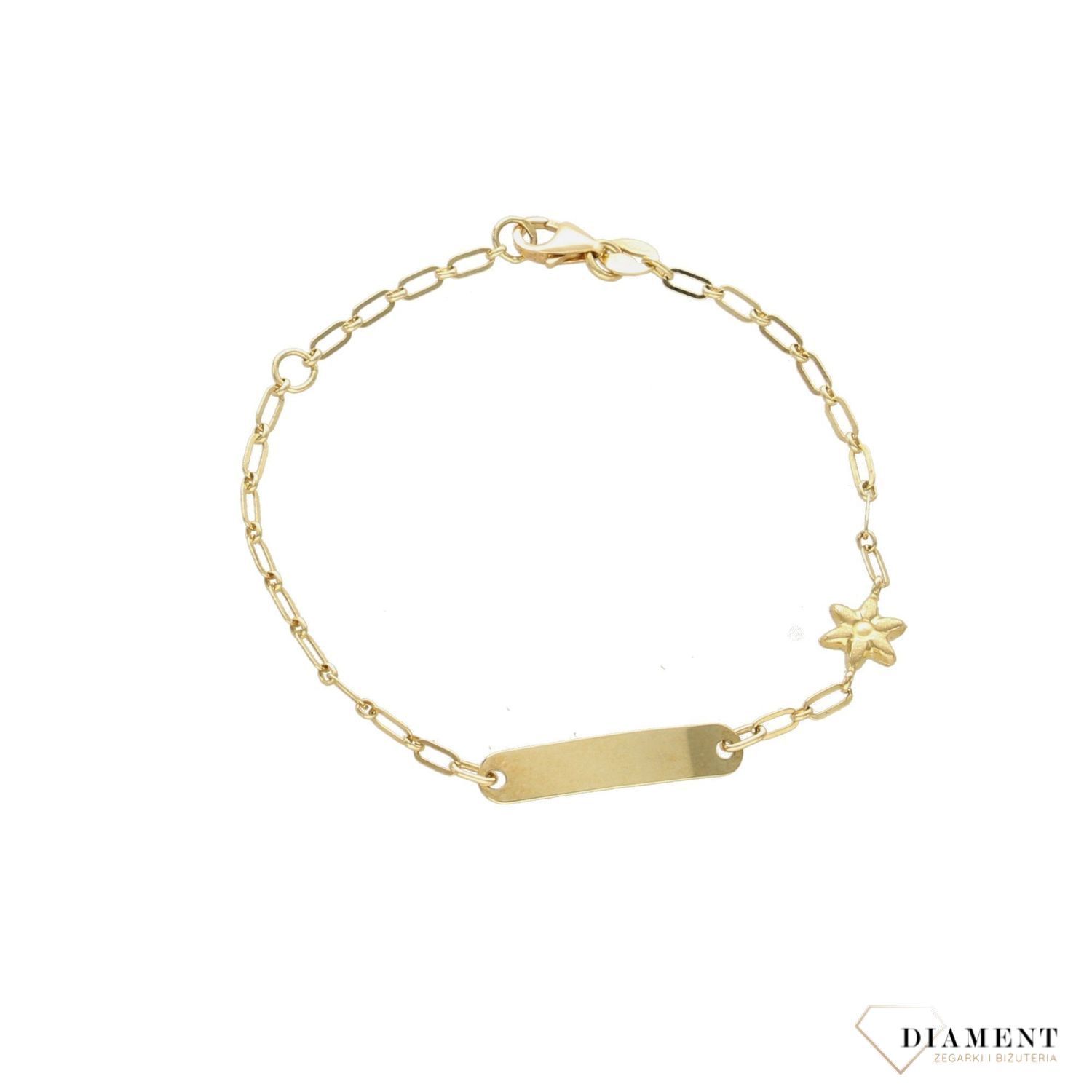 Złota Bransoletka. Delikatne bransoletki dla dzieci. Złote Bransoletki Dziecięce w Sklepie z Biżuterią zegarki-diament.pl to idealny pomysł na prezent. 5.jpg
