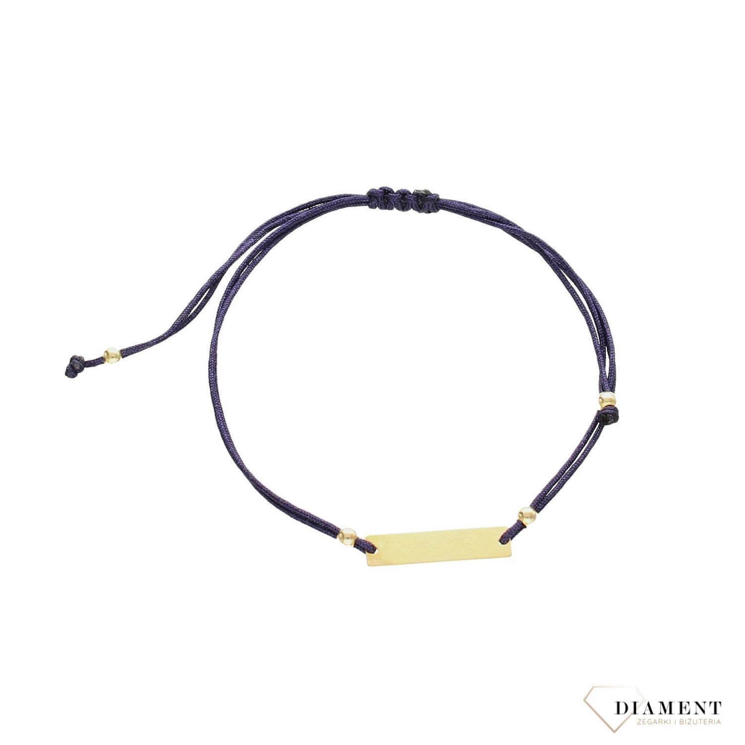 Bransoletka z miejscem na wygrawerowanie napisu, daje możliwość podkreślenia indywidualności i manifestu najważniejszych wartości. To bardzo modny, nowoczesny akcent. 1.jpg