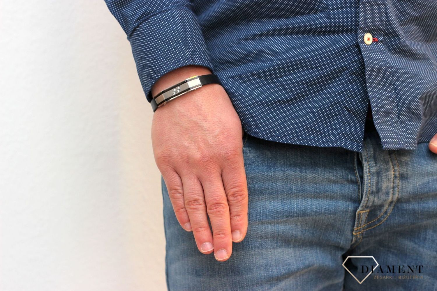 Bransoletka męska skórzana z cyrkonią BRA-000000-311-STAL.jpg