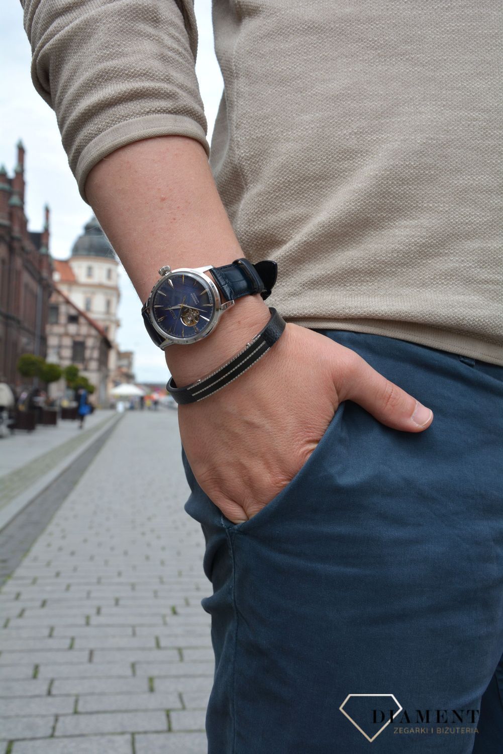 Bransoletka męska skórzana czarna BRA-000000-313-STAL.jpg