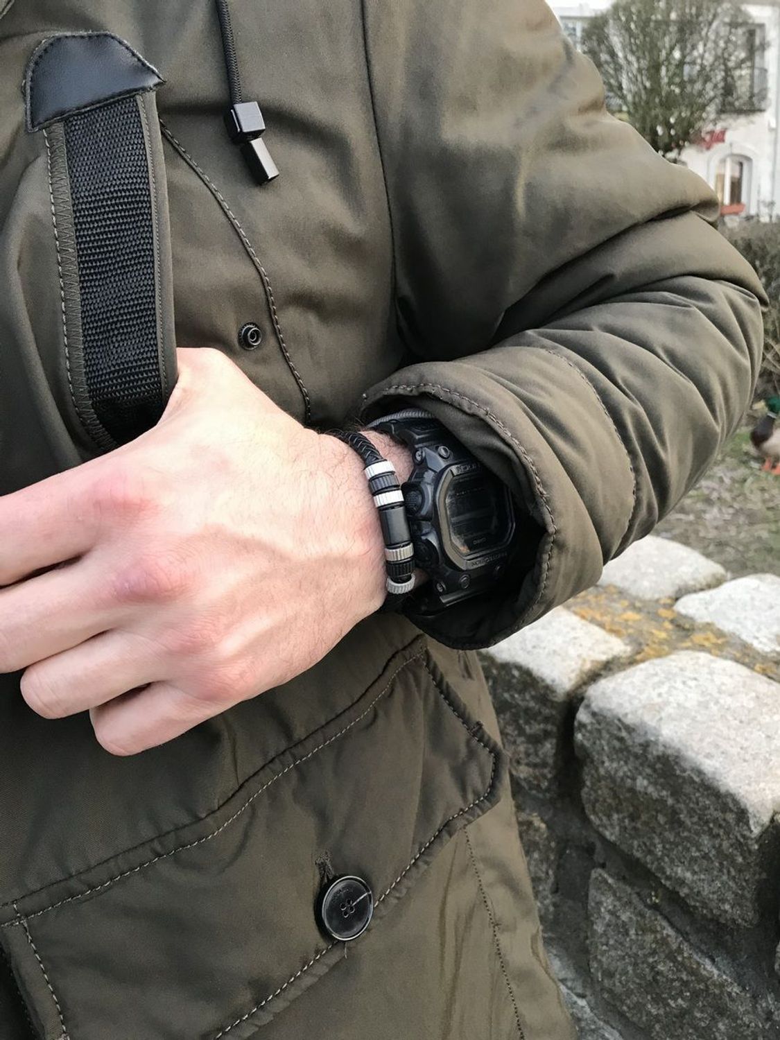 Bransoletka męska ze stali Plecionka✓ Biżuteria męska w Sklepie z Akcesoria Męskie zegarki-diament.pl✓Piękne i Eleganckie Bransoletki męskie✓Darmowa wysyłka✓.jpg