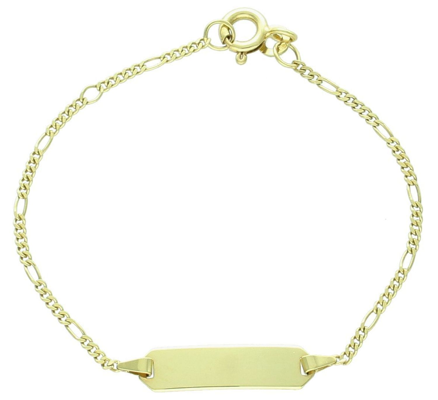 Złota bransoletka damska próba 333 blaszka BRA-000000-714-333. Idealny pomysł na prezent dla każdej kobiety. Damska bransoletka z możliwością grawerowania.1.jpg