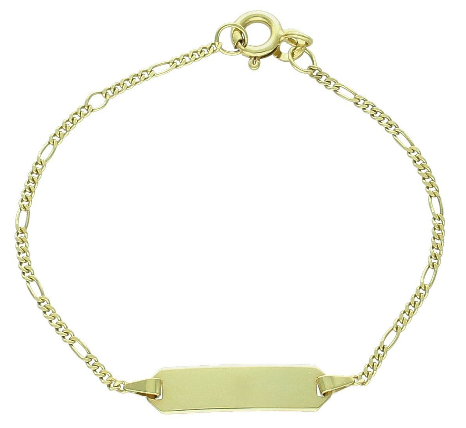 Złota bransoletka damska próba 333 blaszka BRA-000000-714-333. Idealny pomysł na prezent dla każdej kobiety. Damska bransoletka z możliwością grawerowania.1.jpg