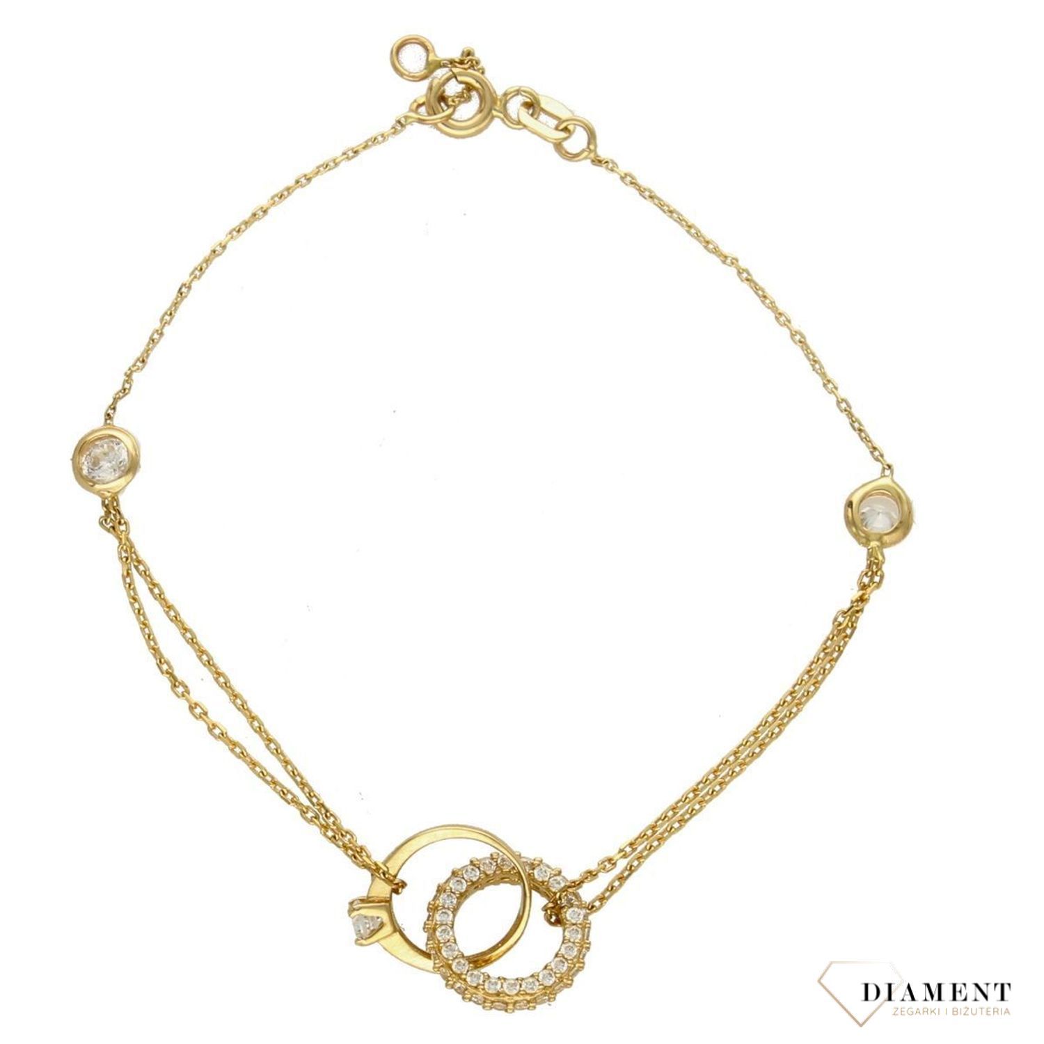 Złota bransoletka 585 'pierścionek i obrączka z cyrkonią'  (1).jpg