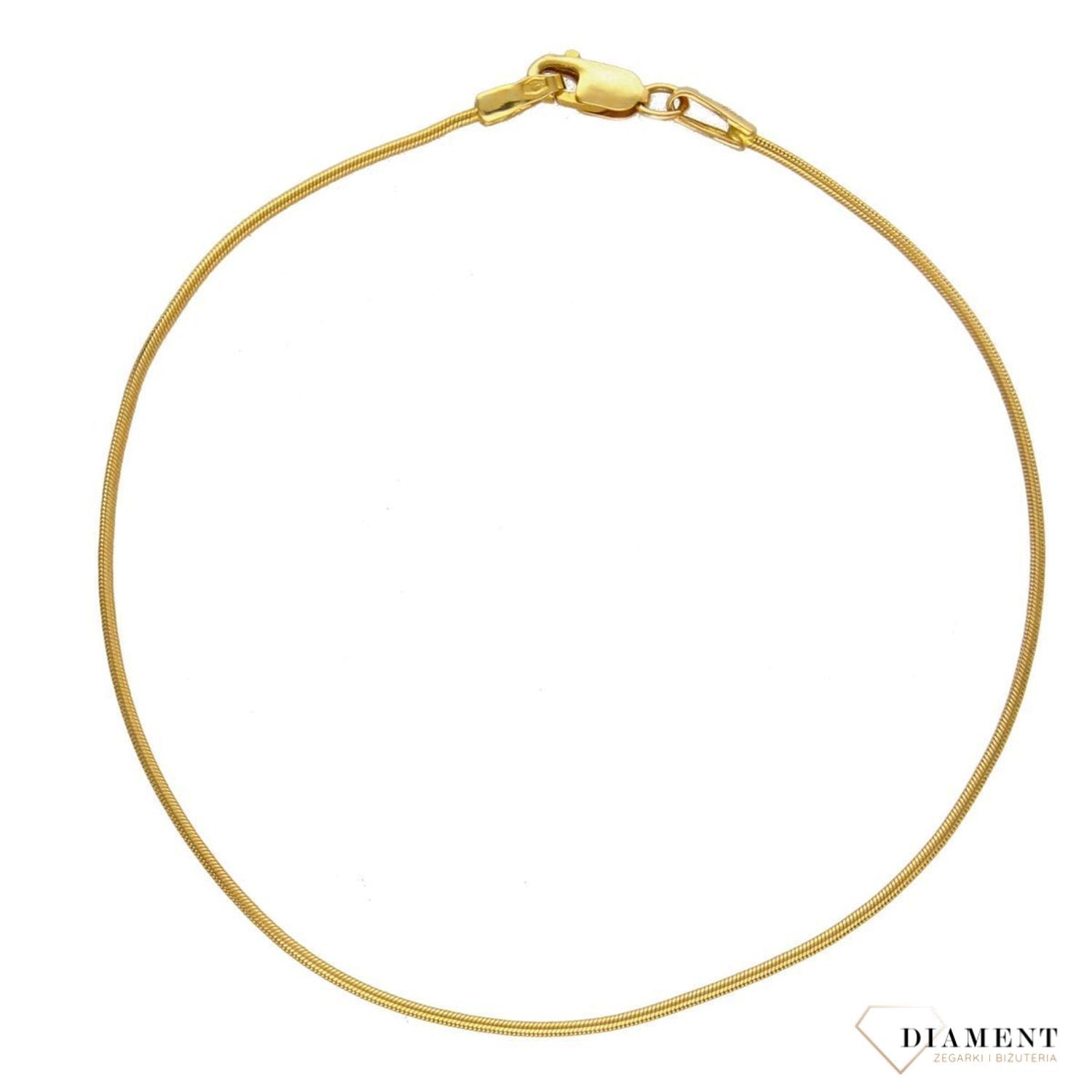 Złota bransoletka 585 linka  (1).jpg