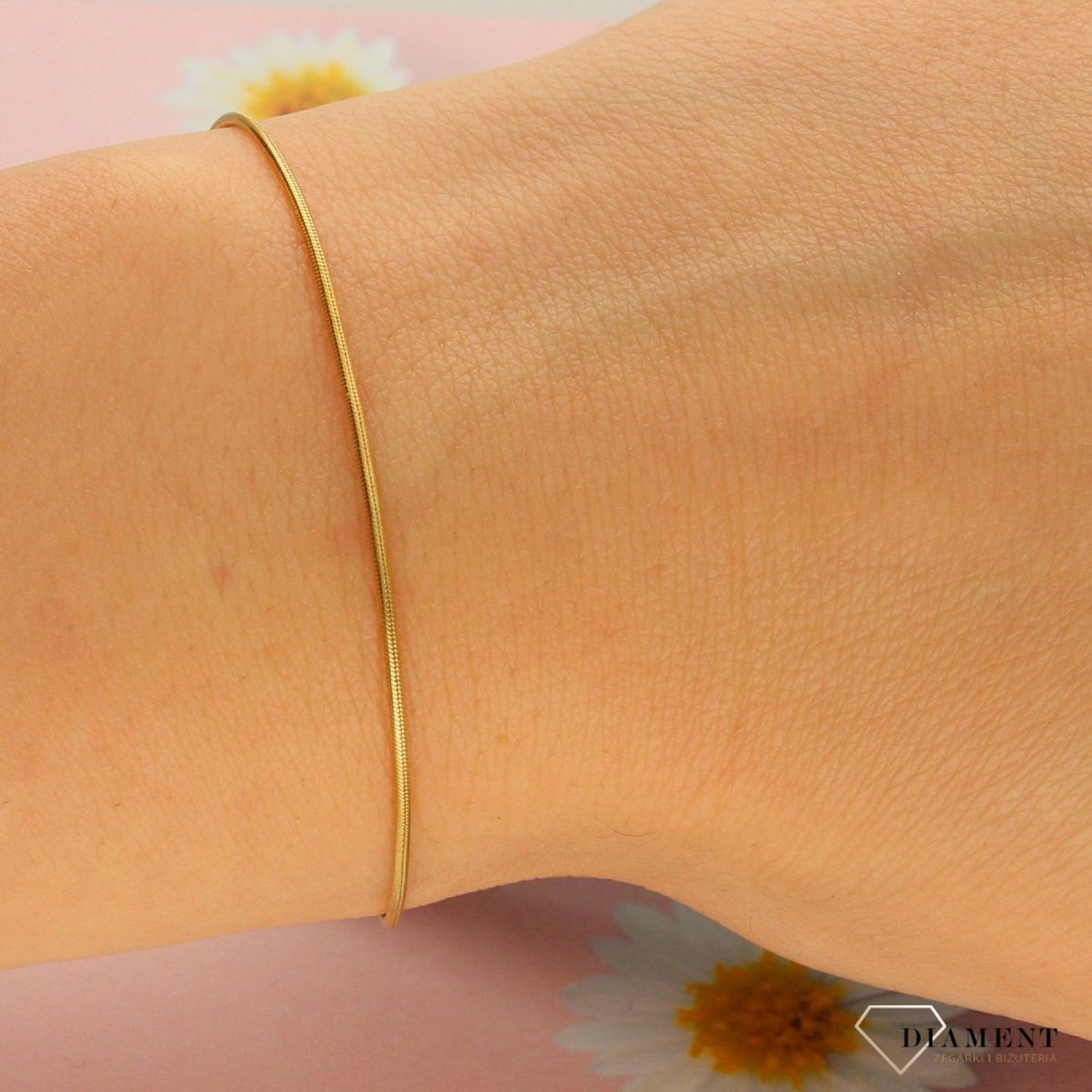 Złota bransoletka 585 linka  (1).jpg
