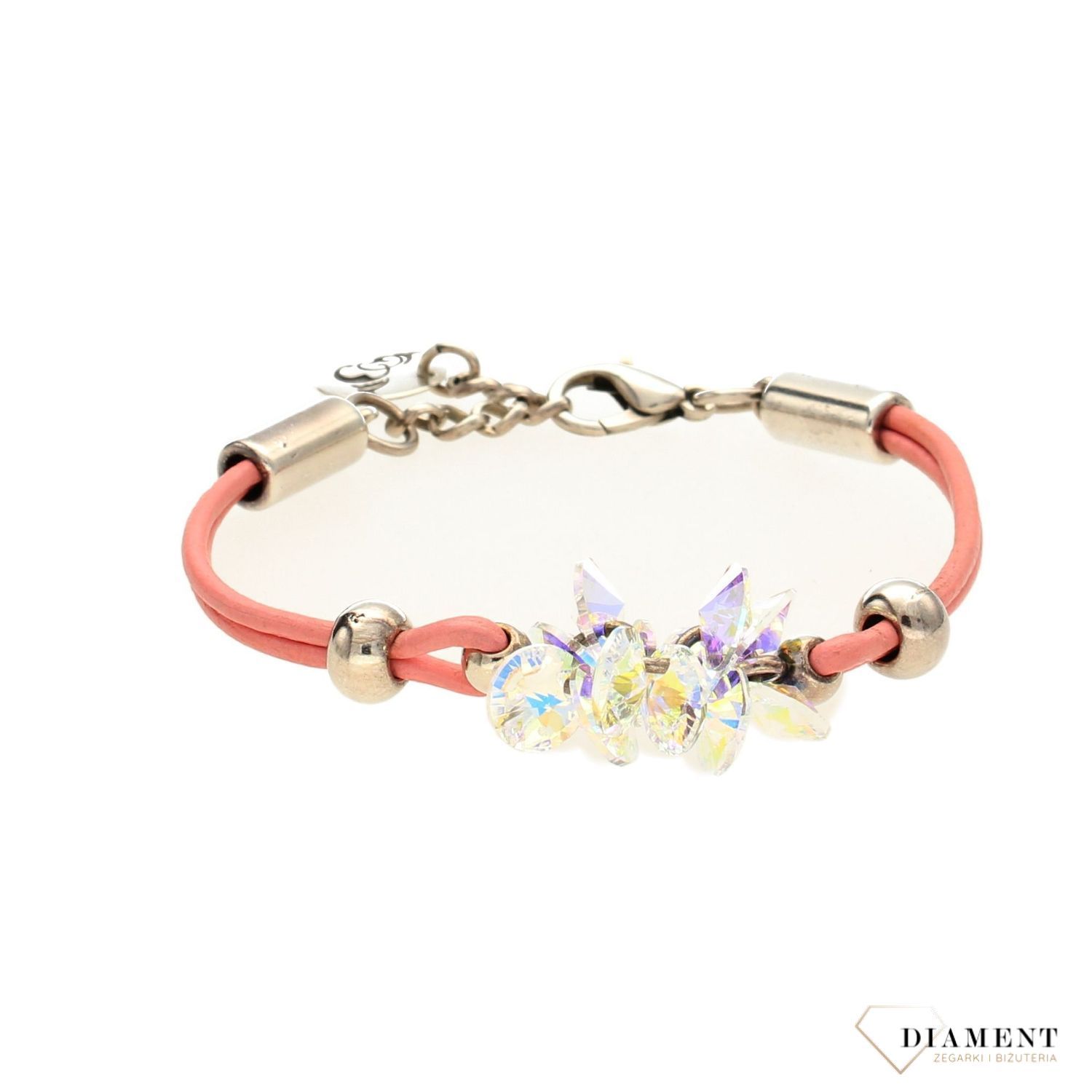 Bransoletka damska różowa z kryształkami BRAILOV507103200 (1).jpg