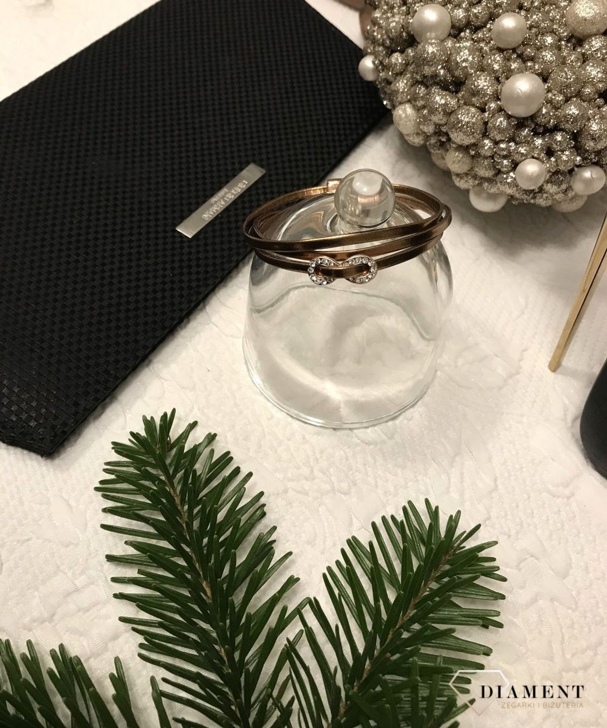 Bransoletka damska brązowa nieskończoność Infinity By Dziubeka✓Biżuteria damska✓ Prezent dla mamy✓ Bransoletki ze znakiem nieskończoności ✓Prezent dla dziewczyny3.jpg