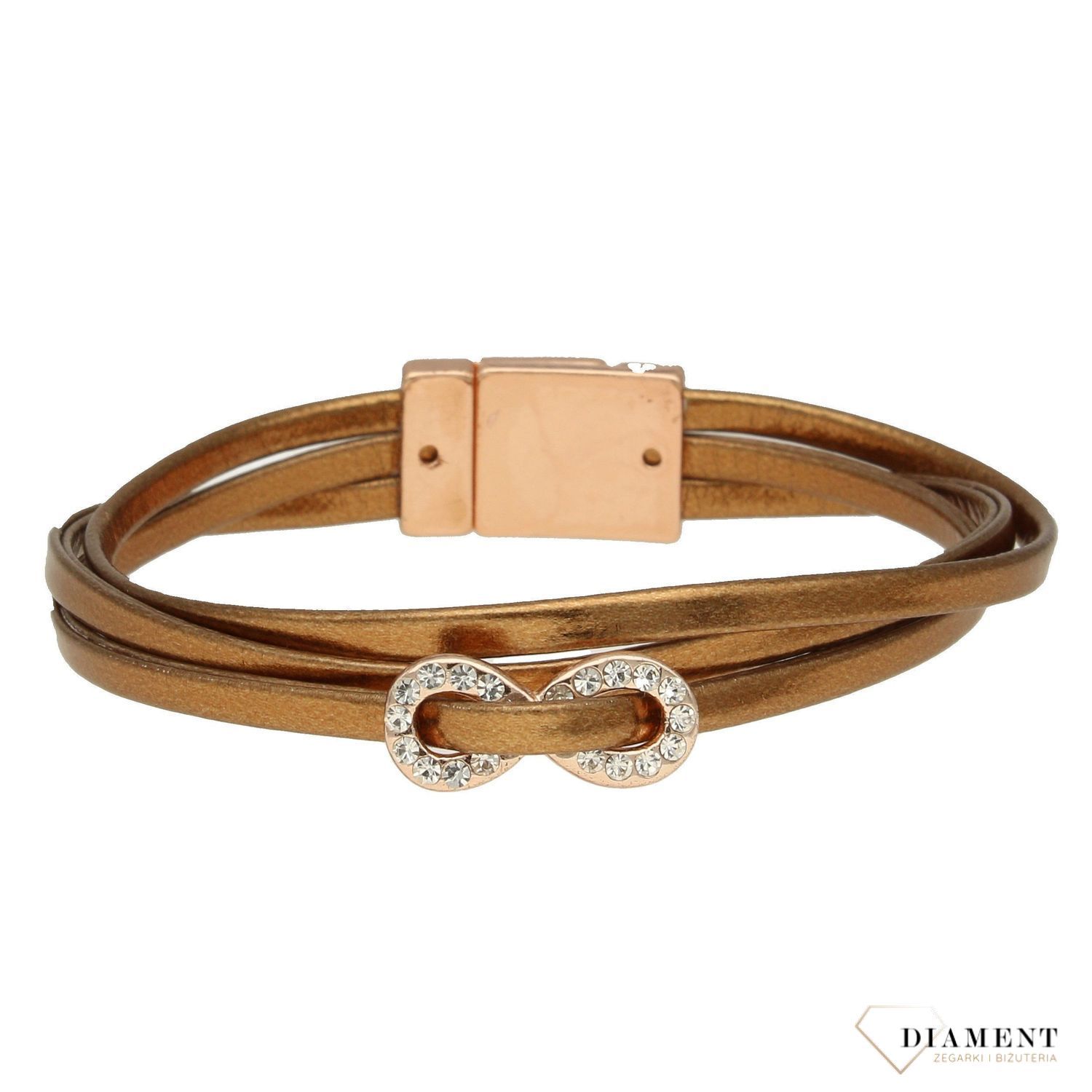 Bransoletka damska brązowa nieskończoność Infinity By Dziubeka✓Biżuteria damska✓ Prezent dla mamy✓ Bransoletki ze znakiem nieskończoności ✓Prezent dla dziewczyny3.jpg