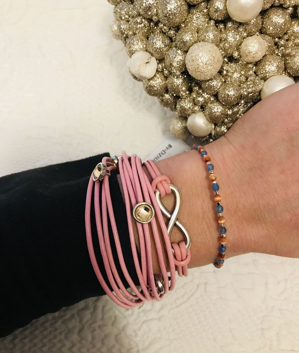 Bransoletka z koralików By dziubeka regulowana 3.jpg