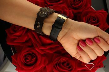 Czarna bransoletka damska Swarovski BRKK01CZC (1).jpg