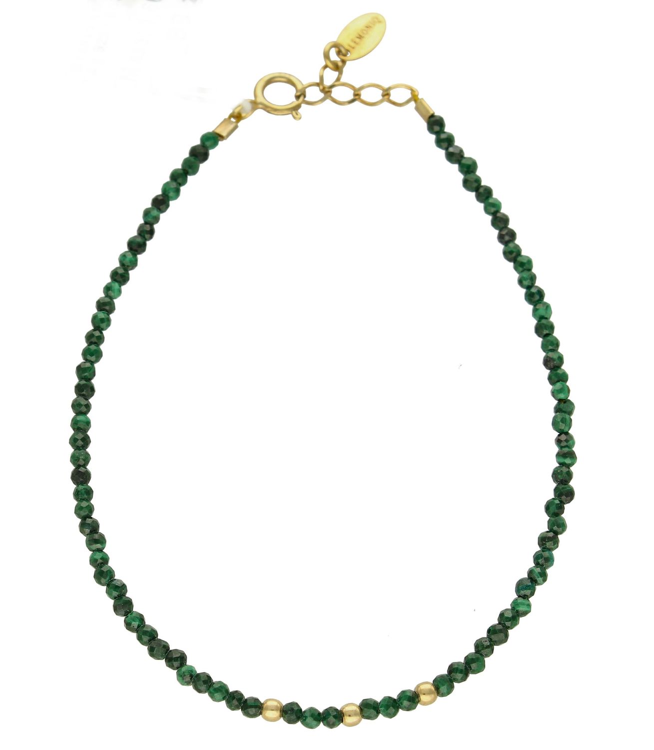 Bransoletka z naturalnego kamienia Malachit. Malachit to kamień uznawany za talizman miłosny, więc idealnie sprawdzi się jako prezent dla siebie lub dla bliskiej osoby..jpg