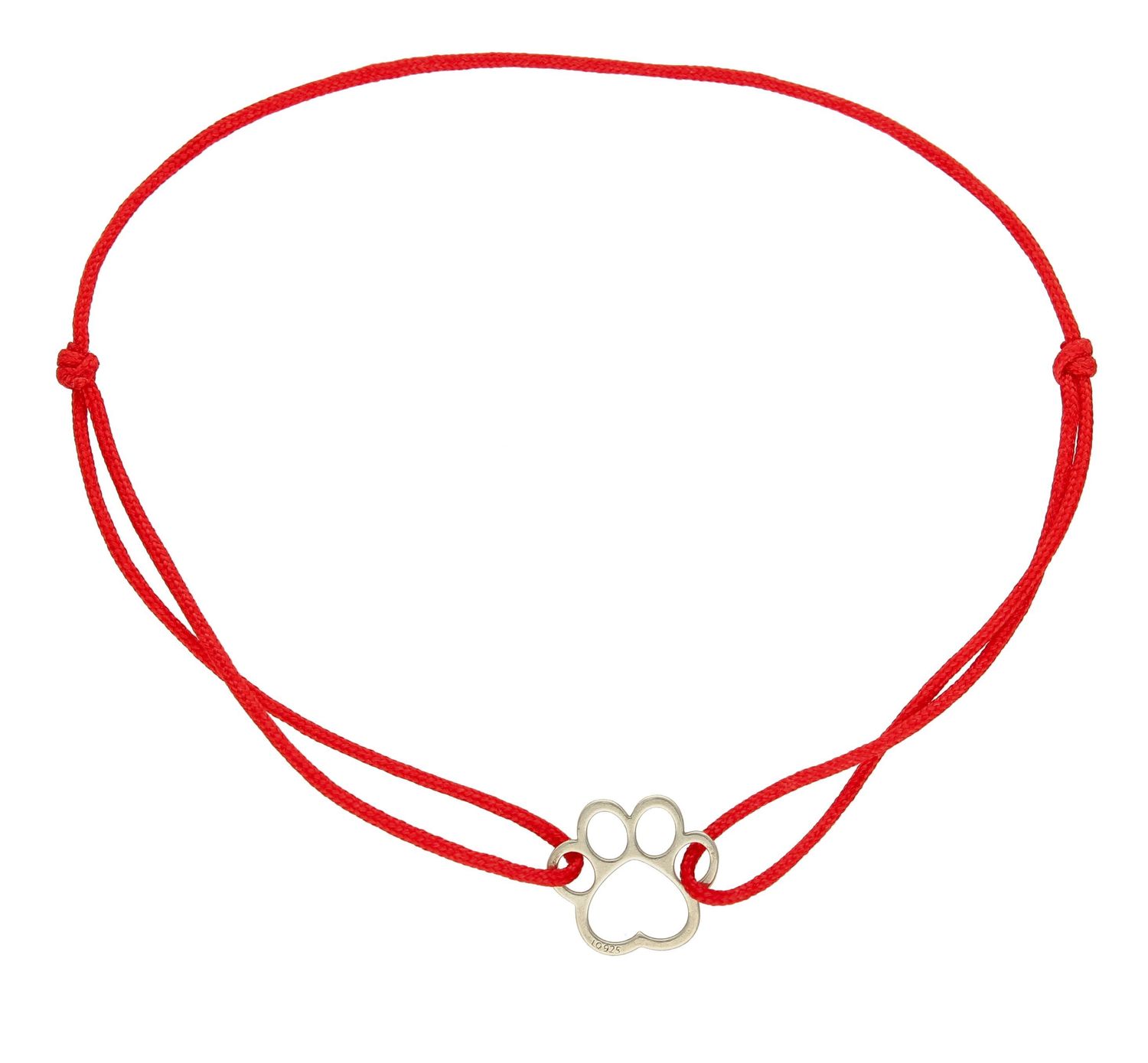 Bransoletka sznurek z łapką pieska. Dla małej księżniczki i każdej z nas. Minimalistyczna w formie bransoleta na kolorowym sznureczku, zachwyci też nastolatki, które lubią delikatne dodatki do codzienneg (2).jpg