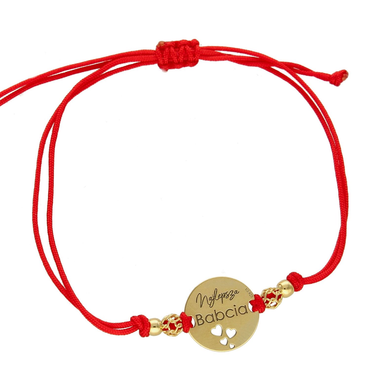 Bransoletka na czerwonym sznureczku Najlepsza Babcia BS3193V5 (1).jpg
