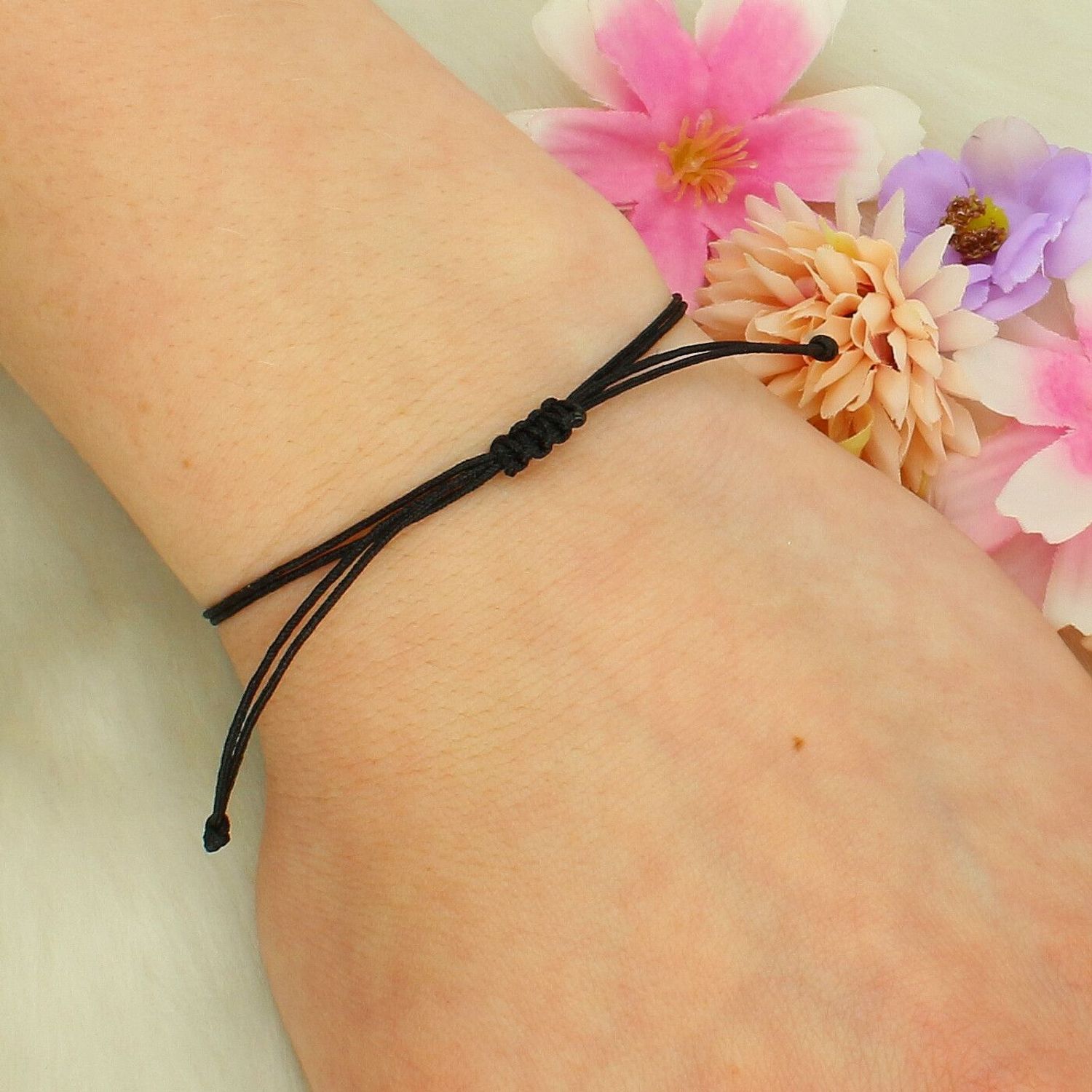 Bransoletka dla babci z turmalinem – „Najlepsza Babcia” na czarym sznurku black.jpg