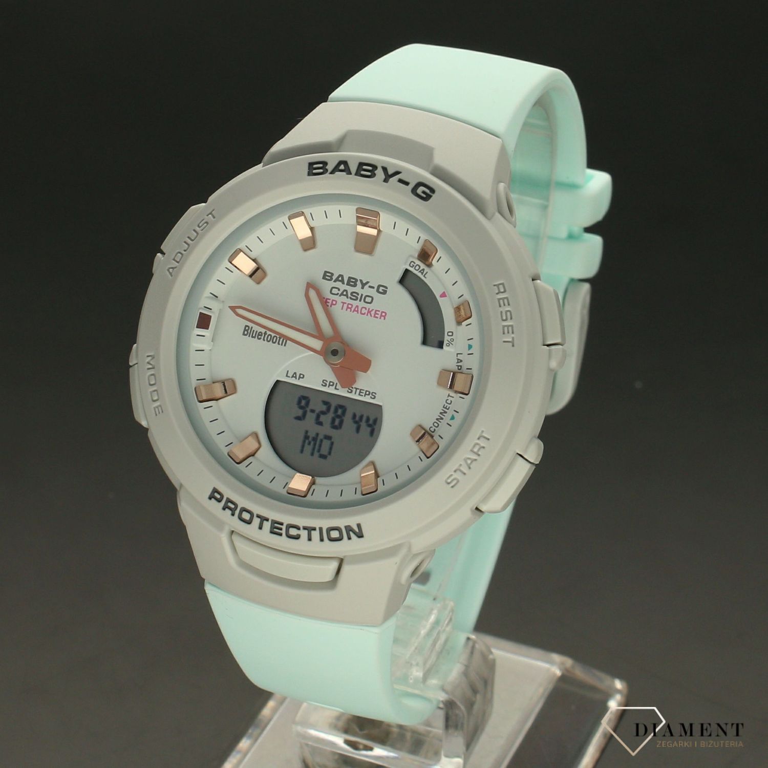 Zegarek damski wstrząsoodporny Casio Baby-G BSA-B100MC-8AER STEP TRACKER.jpg
