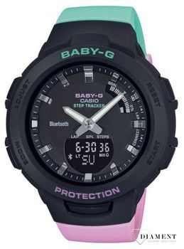 Zegarek damski wstrząsoodporny Casio Baby-G BSA-B100MT-1AER STEP TRACKER.jpg