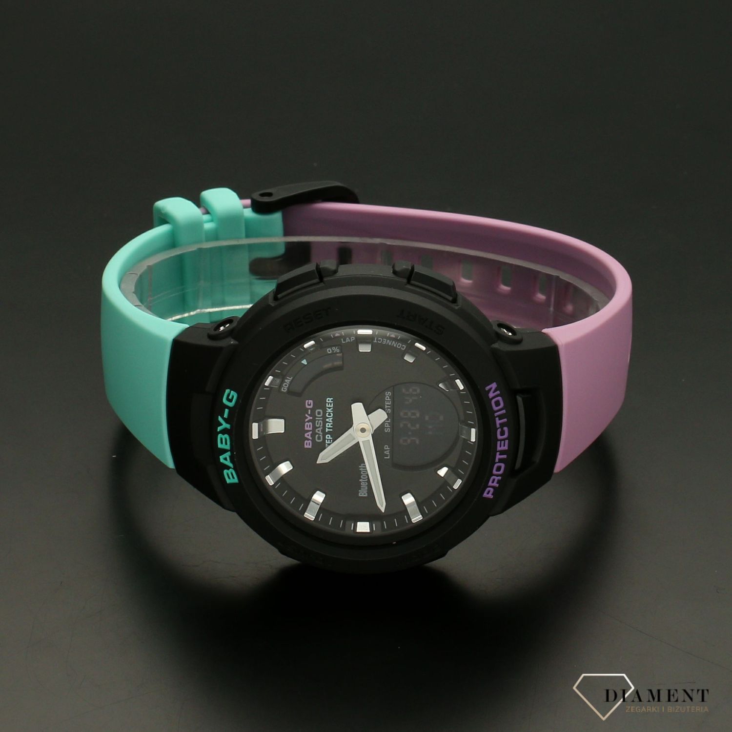 Zegarek damski wstrząsoodporny Casio Baby-G BSA-B100MT-1AER STEP TRACKER.jpg