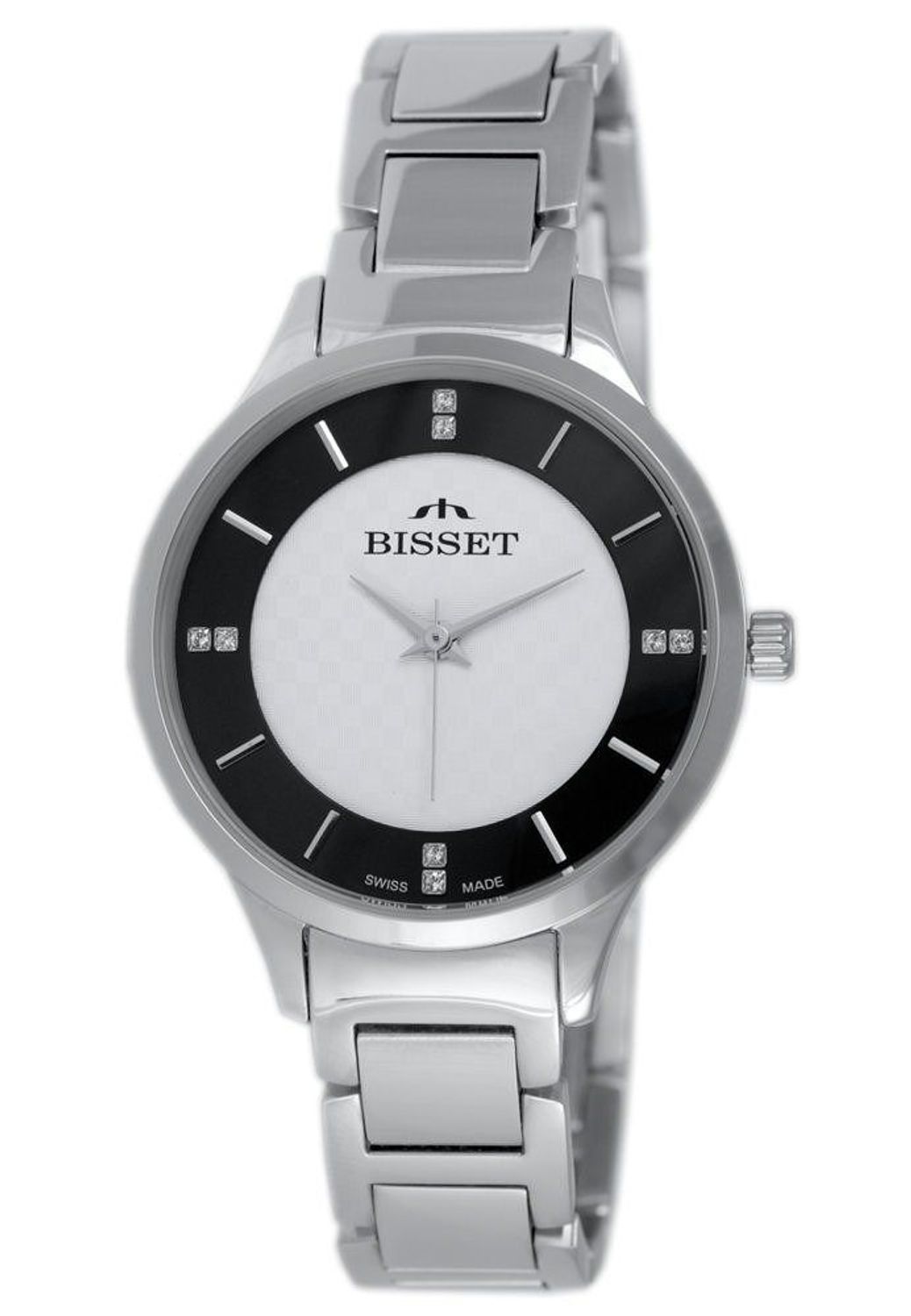 Damski zegarek Bisset Basilea na bransolecie BSBE45SISB03BX (2).jpg