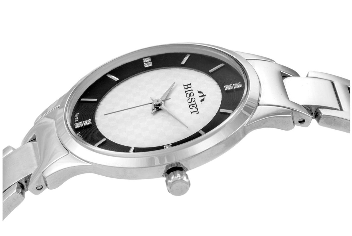 Damski zegarek Bisset Basilea na bransolecie BSBE45SISB03BX (2).jpg