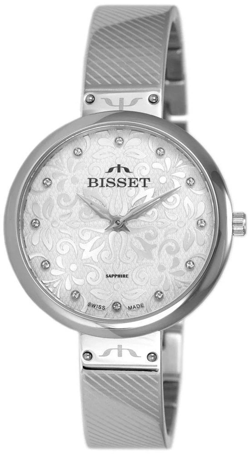 Zegarek damski BISSET z szafirowym szkłem BSBF20SISX03BX. Damski zegarek biżuteryjny. Zegarek damski Bisset. Zegarek damski w srebrnym kolorze. Zegarek damski z cyrkoniami na prezent..jpg