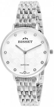 Bisset Maggiore BSBF32SISX03BX – elegancki damski zegarek szwajcarski z mechanizmem RONDA SWISS EOL, złotą kopertą i paskiem PVD, szafirowym szkłem i wodoszczelnością 30 m.11.jpg