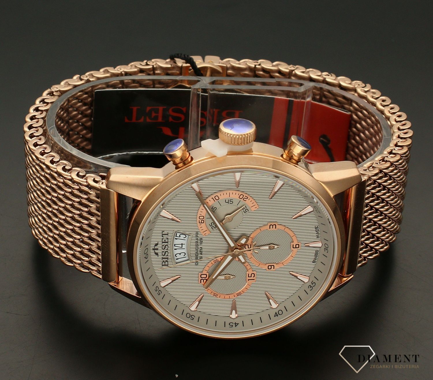 Zegarek męski BISSET VAUD złoto-różowy BSDE88RIVX05AX.jpg