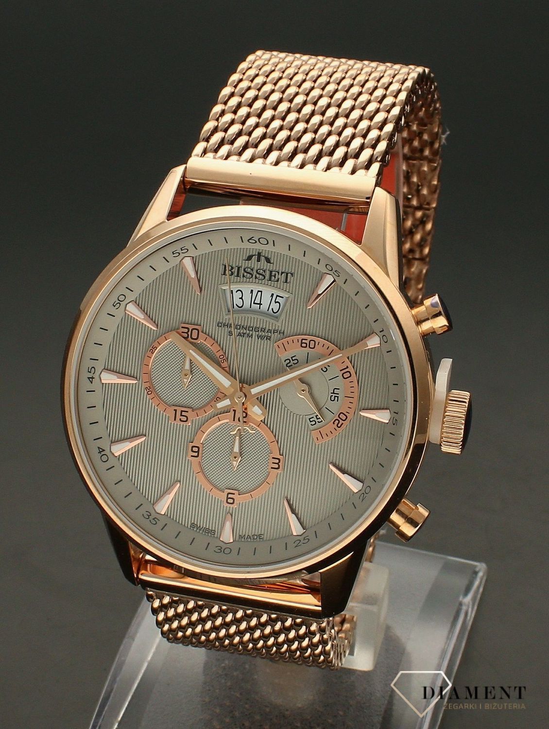 Zegarek męski BISSET VAUD złoto-różowy BSDE88RIVX05AX.jpg