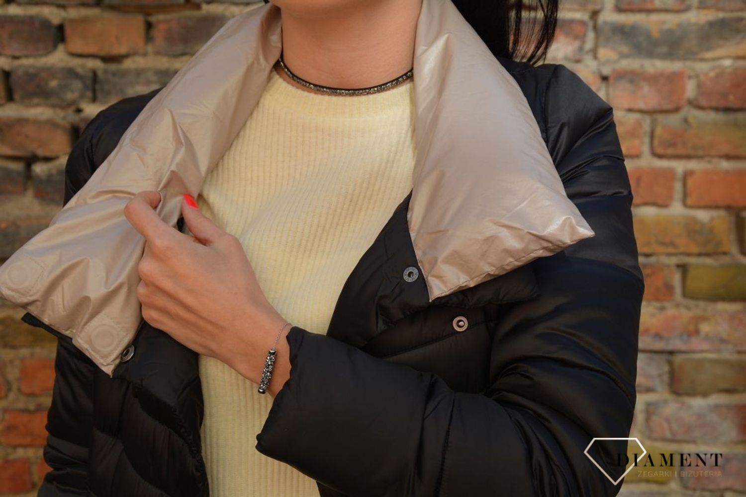 Stylowa i modna bransoletka damska z renomowanej firmy Spark to biżuteria z efektownym połączeniem srebra i ekskluzywnych kryształów Swarovski®..jpg