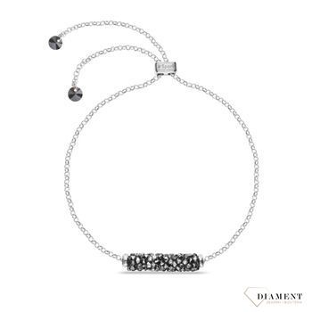 Stylowa i modna bransoletka damska z renomowanej firmy Spark to biżuteria z efektownym połączeniem srebra i ekskluzywnych kryształów Swarovski®..jpg