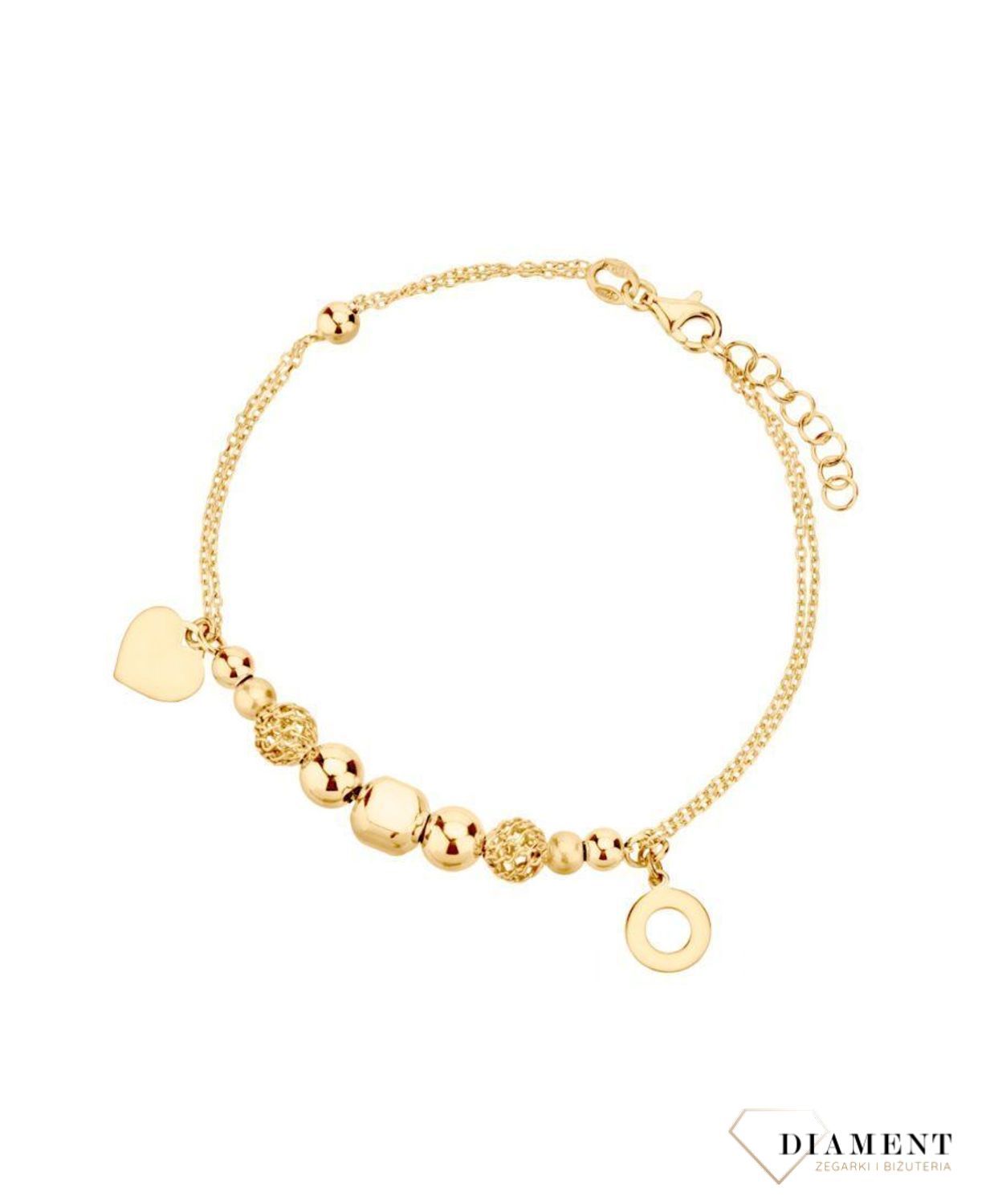 Bransoleta pozłacana BTBZ0238 serce.jpg