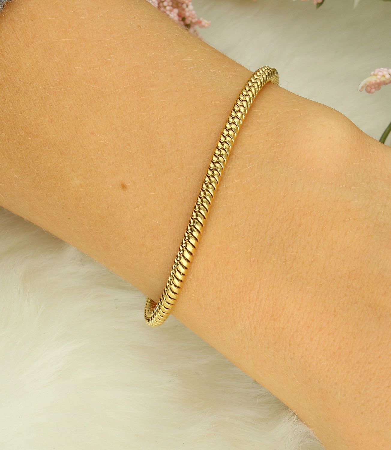 Bransoletka stalowa pozłacana linka Brosway Riptide BTD026..jpg