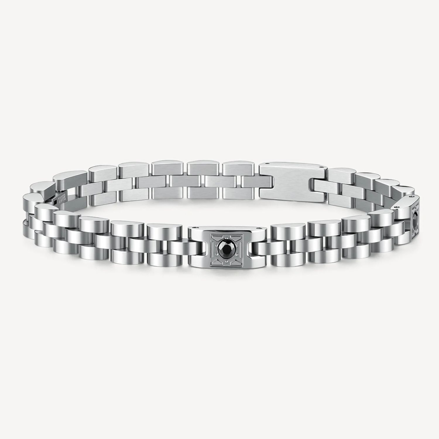Bransoletka męska Brosway BTD066 stal nierdzewna z czarnymi cyrkoniami 6 mm 18,5–20 cm (1).jpg