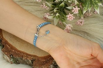 Bransoletka niebieska Swarovski Yaki Aquamarine BTTR1LBAQ tył.jpg