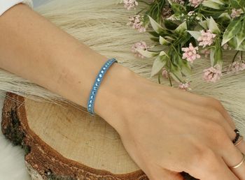 Bransoletka niebieska Swarovski Yaki Aquamarine BTTR1LBAQ.jpg