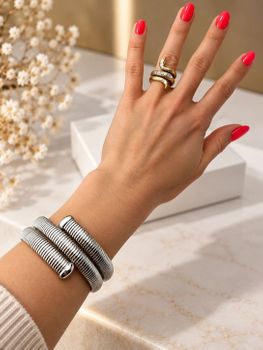Bransoletka damska Brosway WEAVE spiralna stalowa  Diament (2).jpg