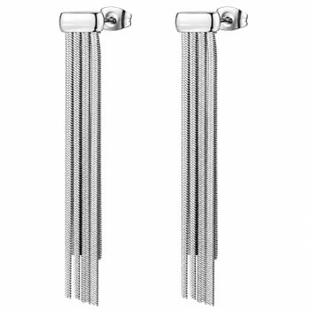 Kolczyki damskie Brosway WEAVE BWV21 – wiszące wielorzędowe kolczyki ze stali, 5 cm.jpg
