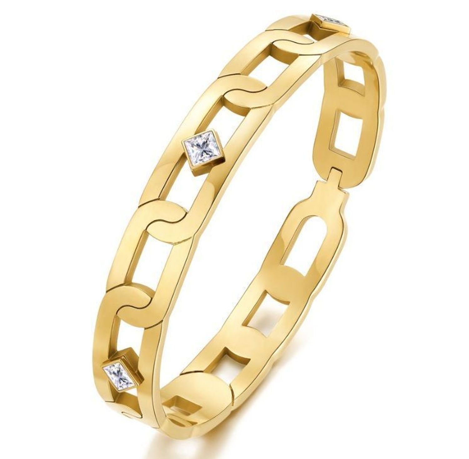 Bransoletka damska BROSWAY ITALY With You BWY20 Pozłacana z cyrkoniami.jpg