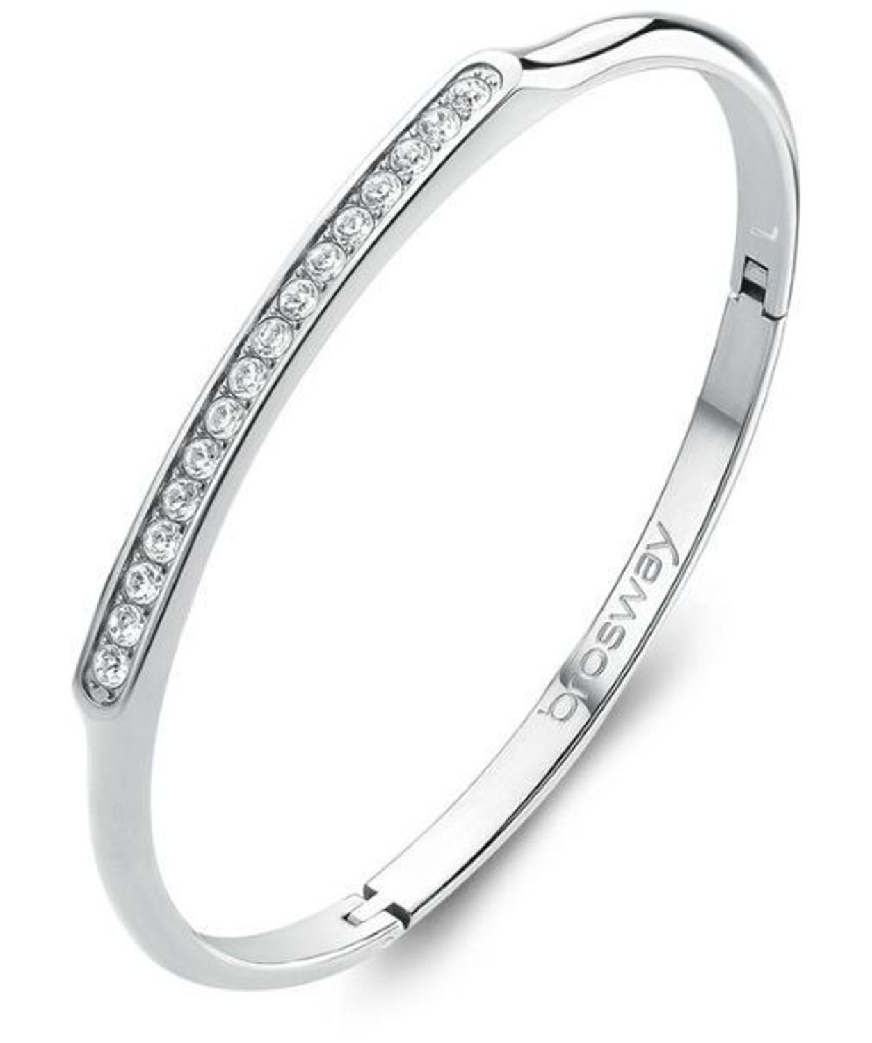 Bransoletka damska BROSWAY ITALY With You - sztywna z cyrkoniami BWY56.jpg